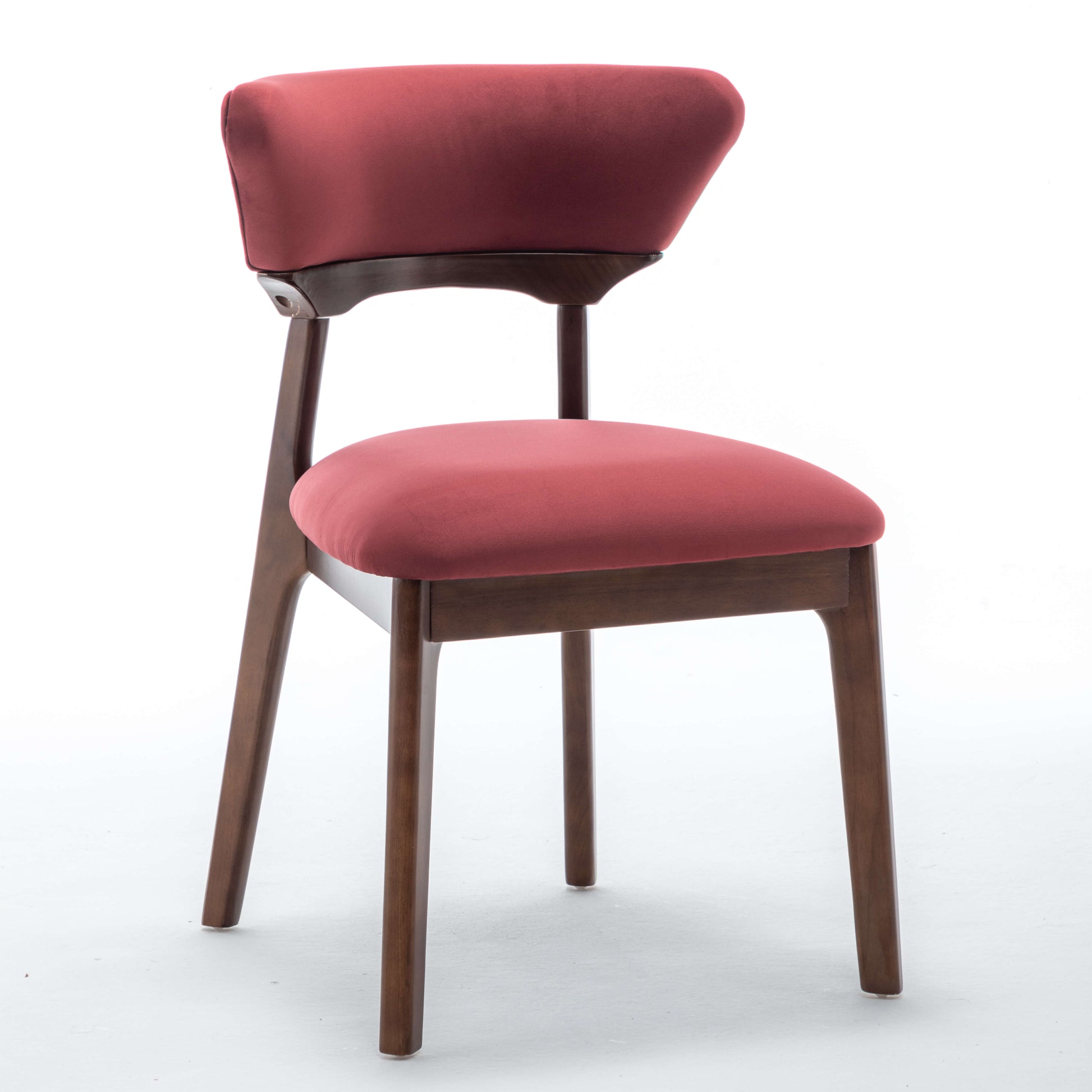 SEYNAR Modern Velvet Dining Chairs with Solid Wood Legs Set of 2/4/6