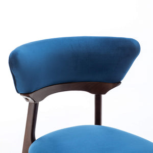 SEYNAR Modern Velvet Dining Chairs with Solid Wood Legs Set of 2/4/6