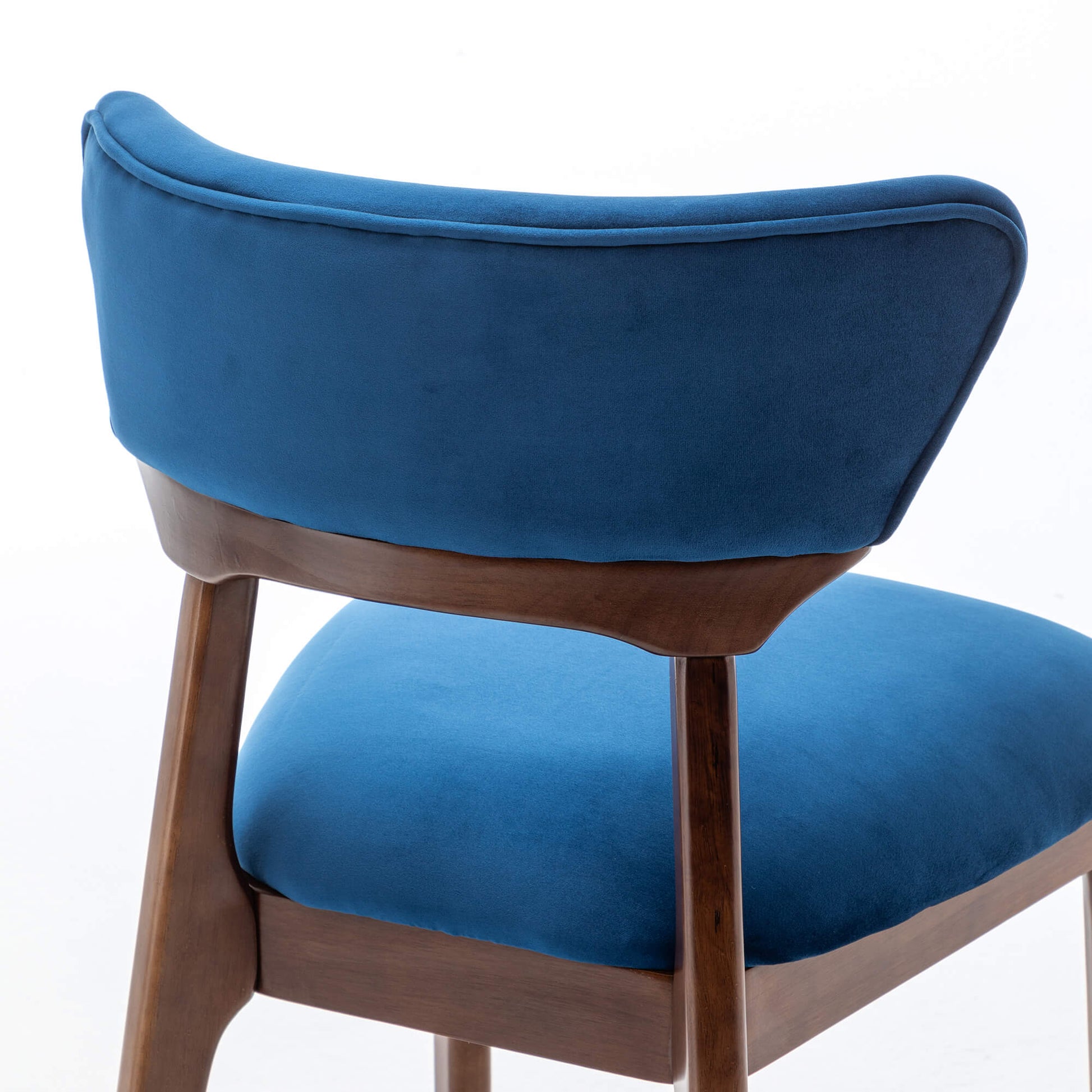 SEYNAR Modern Velvet Dining Chairs with Solid Wood Legs Set of 2/4/6