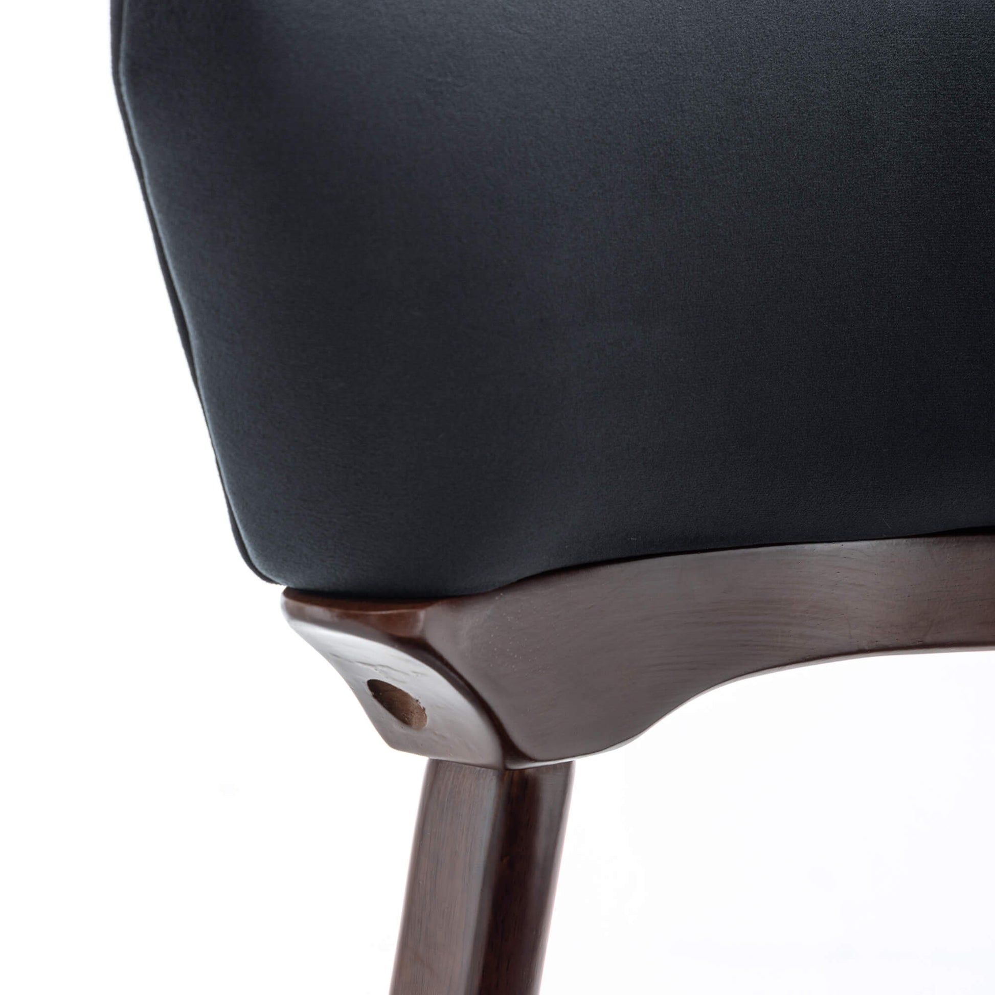SEYNAR Modern Velvet Dining Chairs with Solid Wood Legs Set of 2/4/6