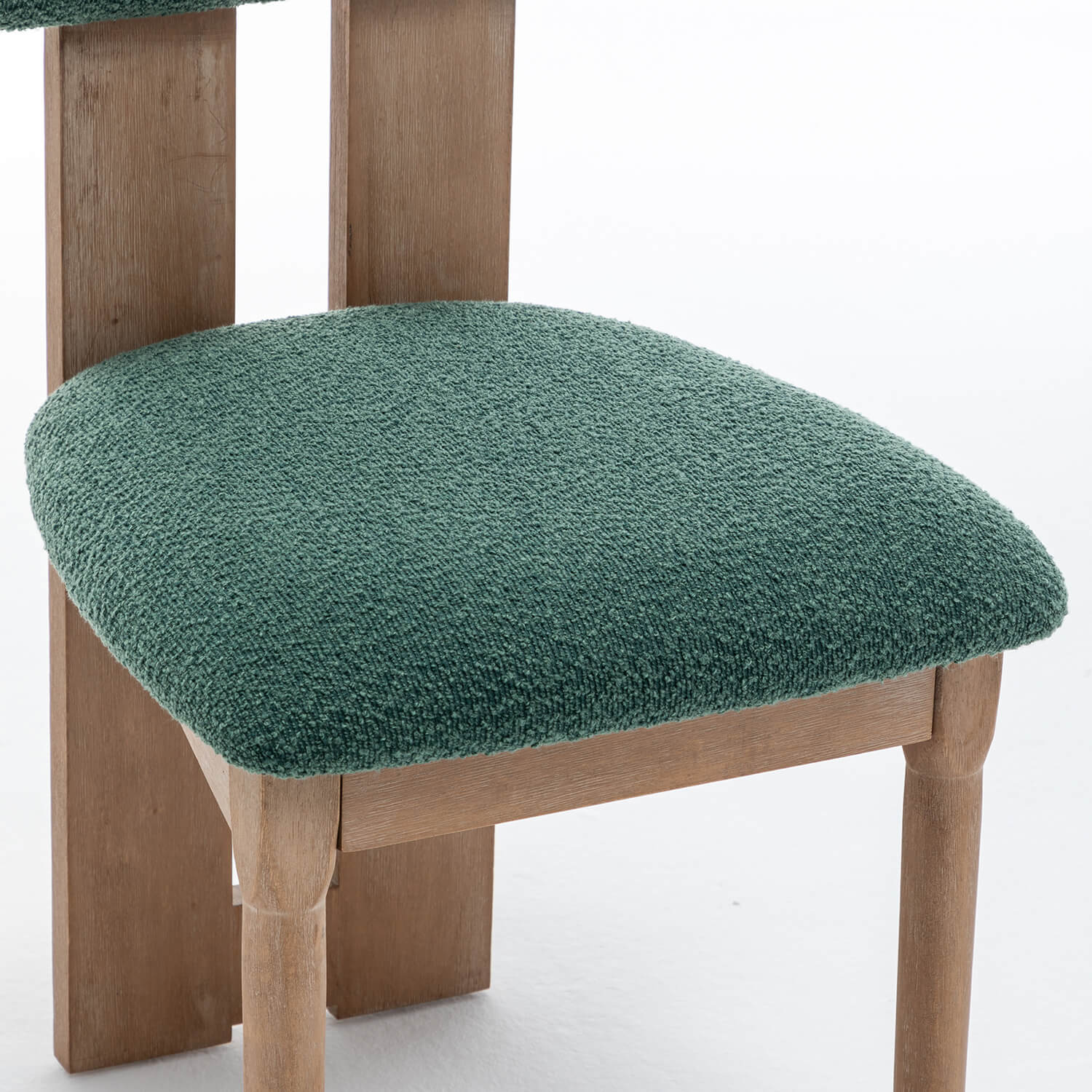 SEYNAR Set of 2/4/6 Modern Linen Upholstered Dining Chairs with Bolster Backrest