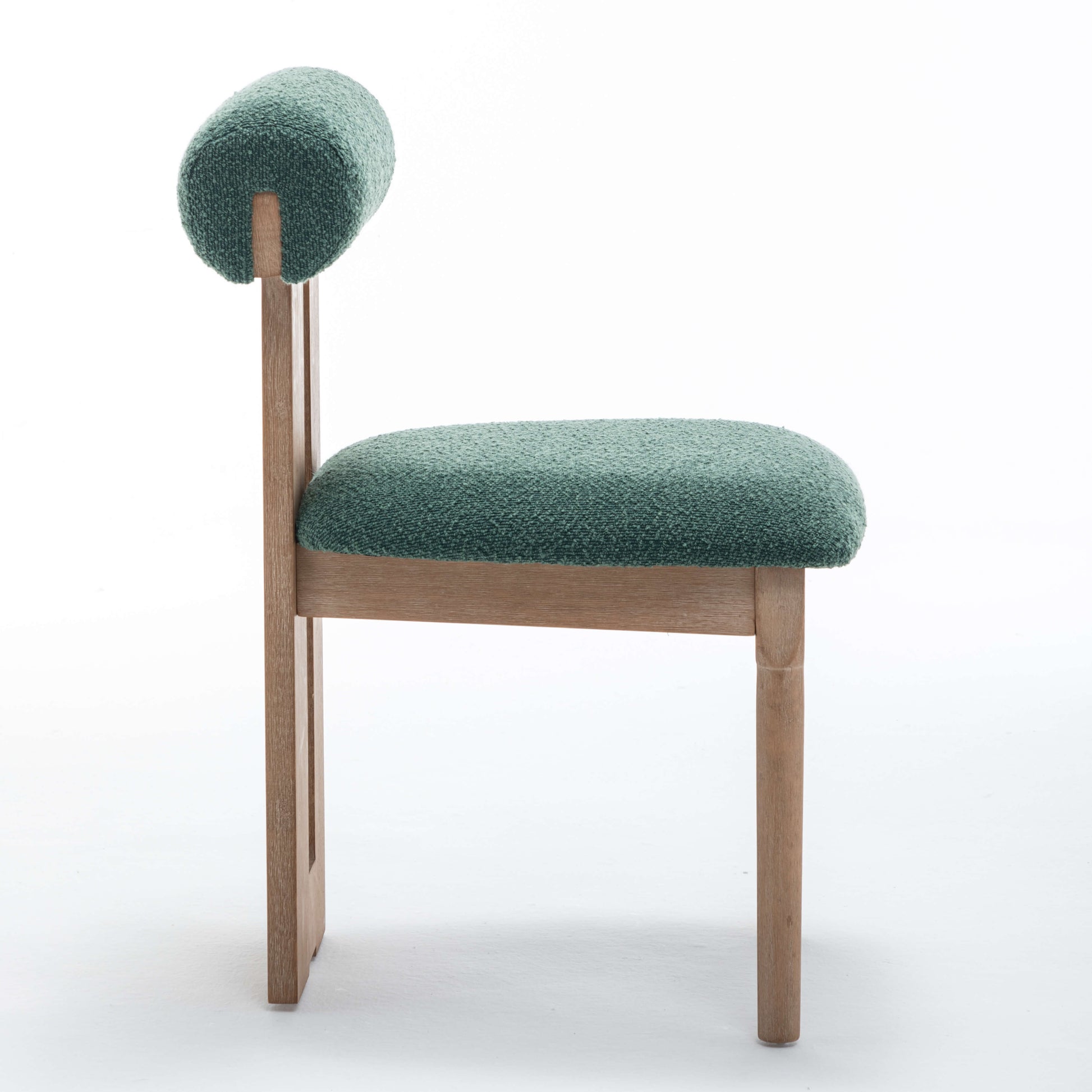 SEYNAR Set of 2/4/6 Modern Linen Upholstered Dining Chairs with Bolster Backrest