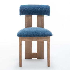 SEYNAR Set of 2/4/6 Modern Linen Upholstered Dining Chairs with Bolster Backrest