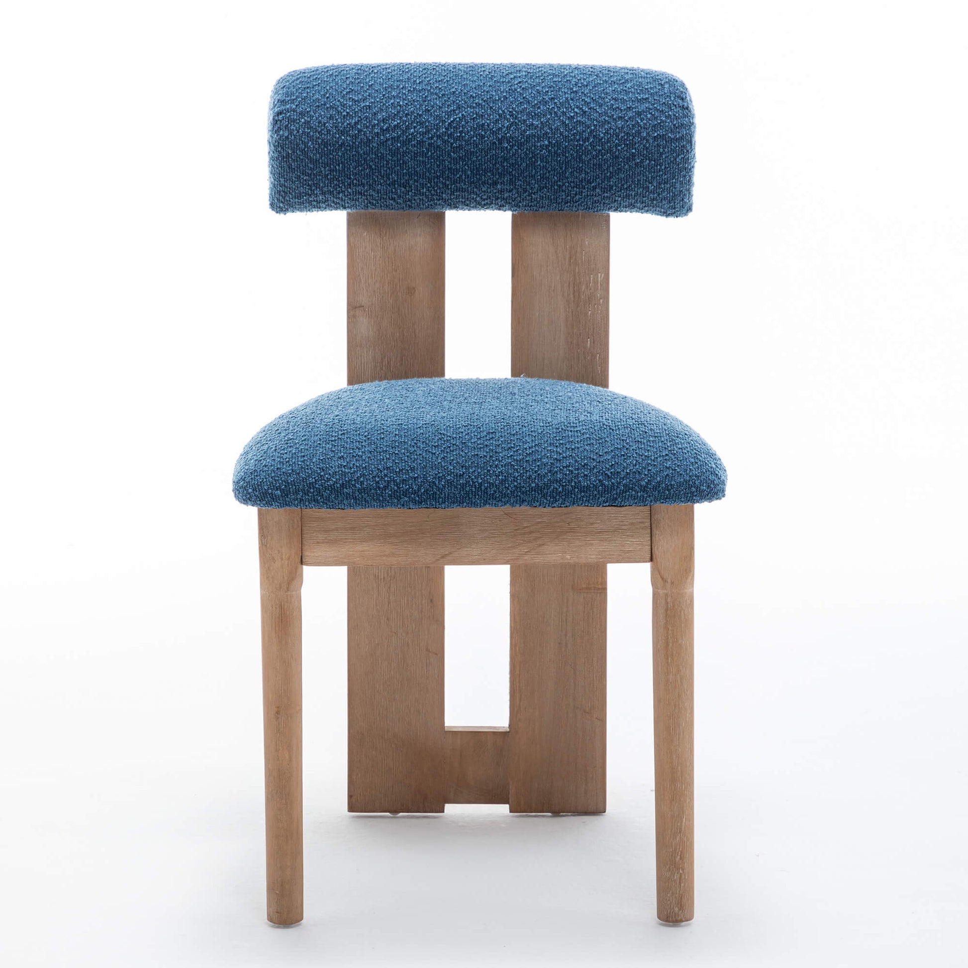 SEYNAR Set of 2/4/6 Modern Linen Upholstered Dining Chairs with Bolster Backrest