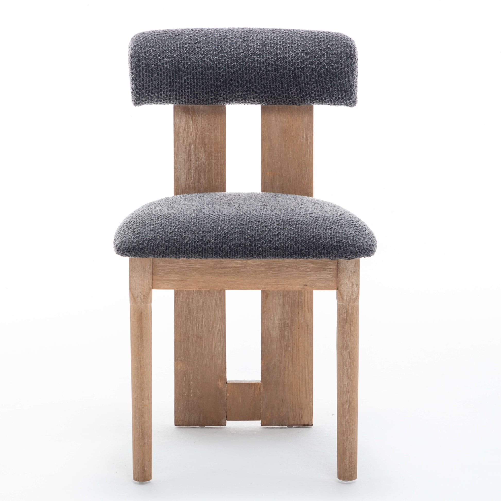 SEYNAR Set of 2/4/6 Modern Linen Upholstered Dining Chairs with Bolster Backrest