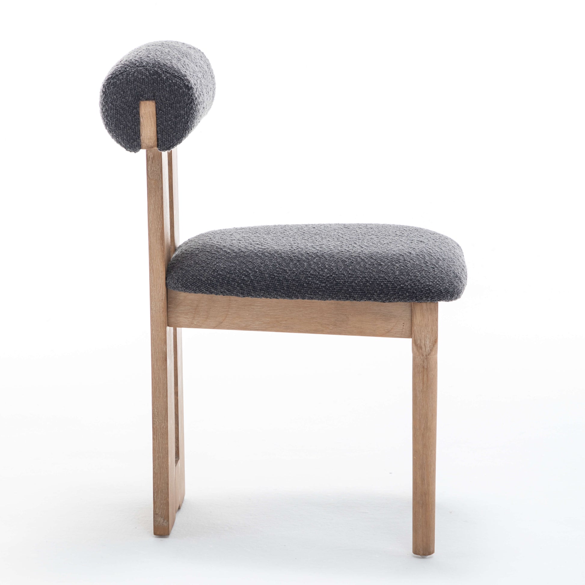 SEYNAR Set of 2/4/6 Modern Linen Upholstered Dining Chairs with Bolster Backrest
