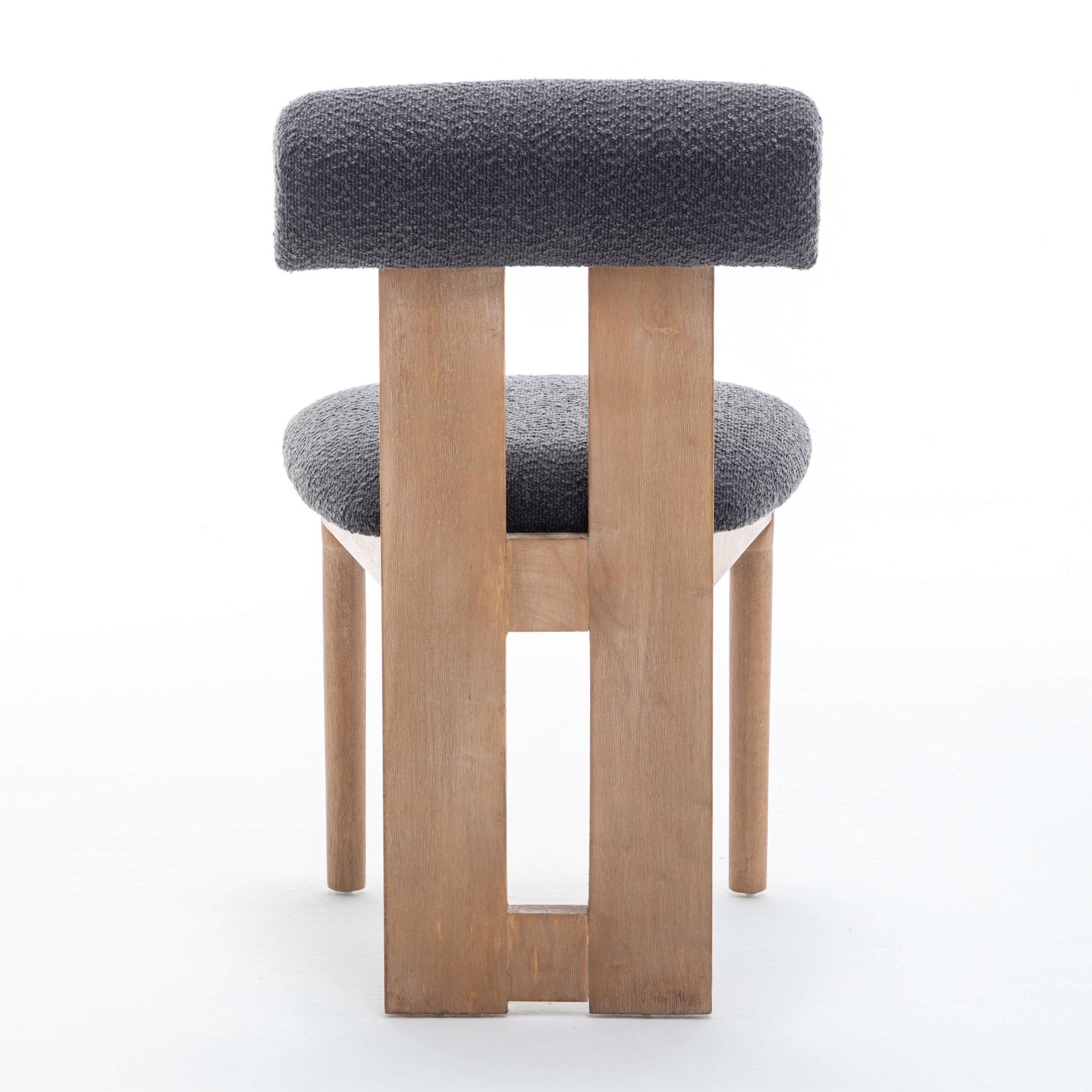 SEYNAR Set of 2/4/6 Modern Linen Upholstered Dining Chairs with Bolster Backrest