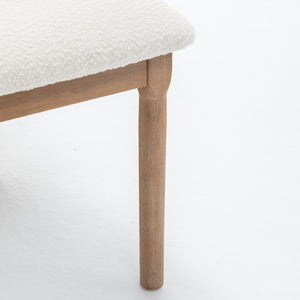 SEYNAR Set of 2/4/6 Modern Linen Upholstered Dining Chairs with Bolster Backrest