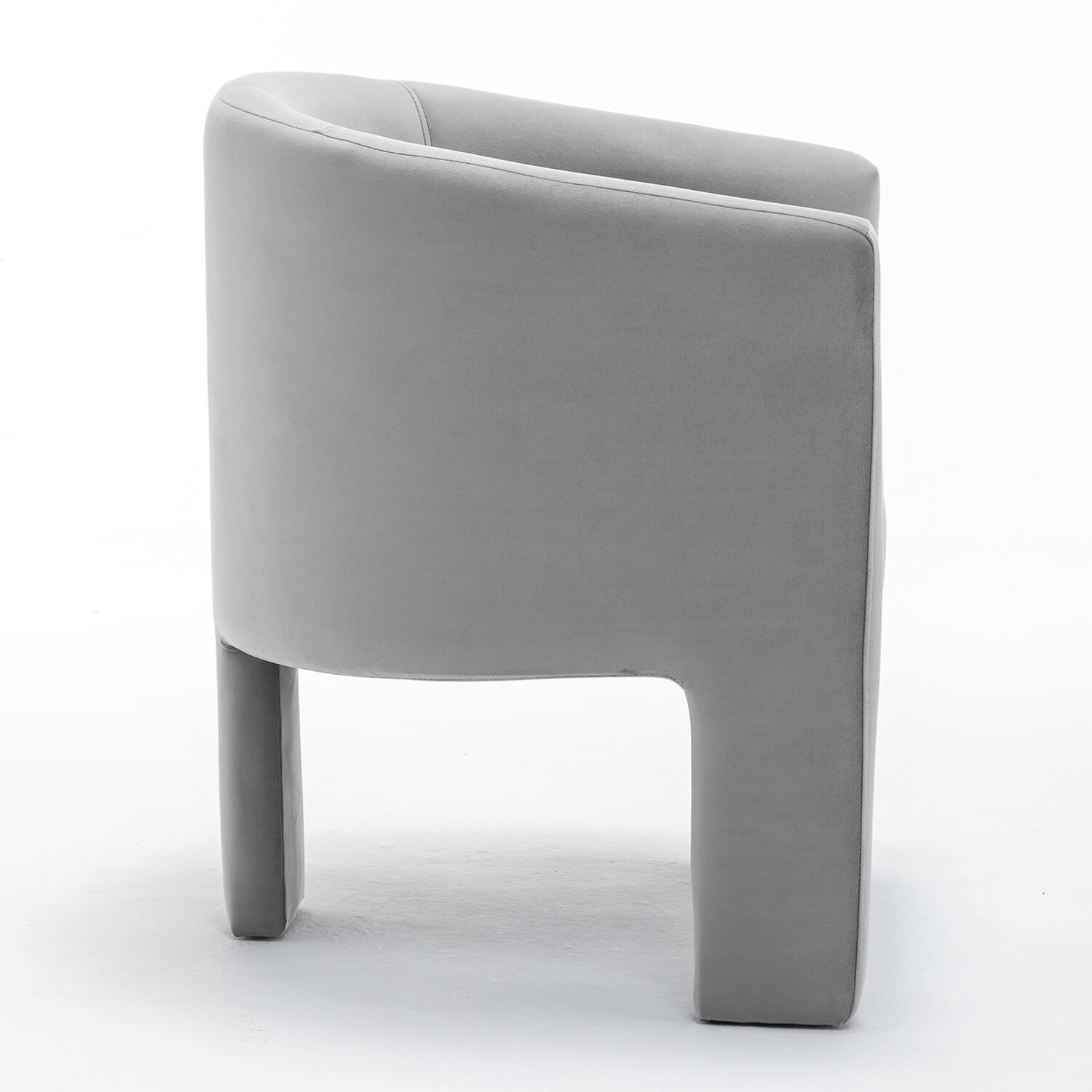 SEYNAR Modern Velvet Accent Chair, Upholstered Barrel Chair with Unique Solid Base for Living Room Soft Club Chair(Single/Set of 2/4/6)