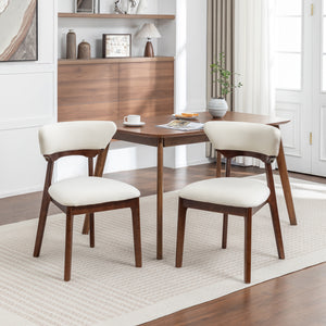 SEYNAR Modern Velvet Dining Chairs with Solid Wood Legs Set of 2/4/6