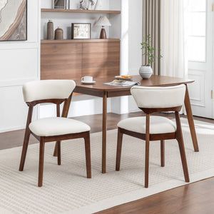 SEYNAR Modern Velvet Dining Chairs with Solid Wood Legs Set of 2/4/6