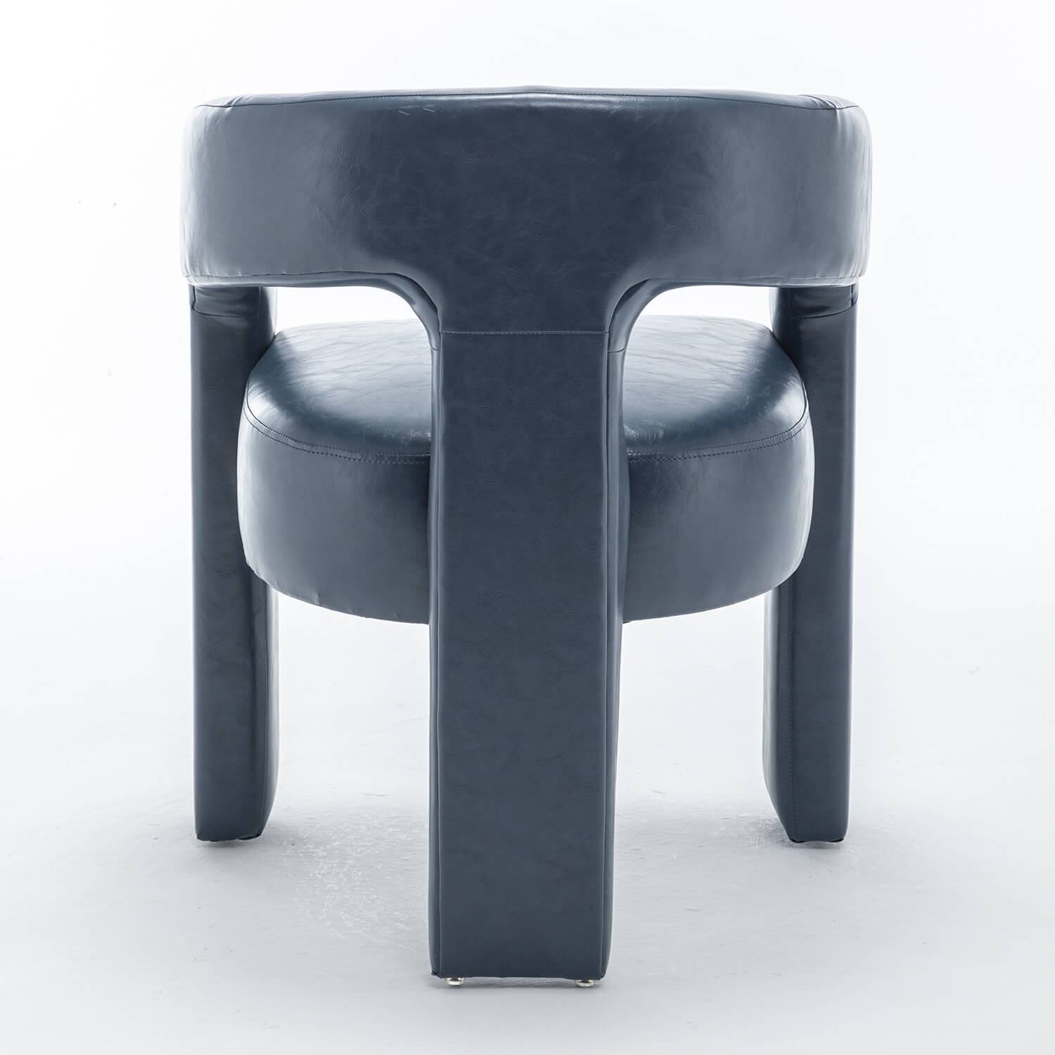 SEYNAR Modern Glam PU Leather Upholstered Dining Chair
