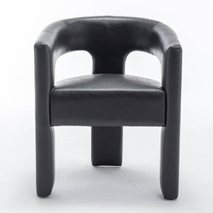 SEYNAR Modern Glam PU Leather Upholstered Dining Chair