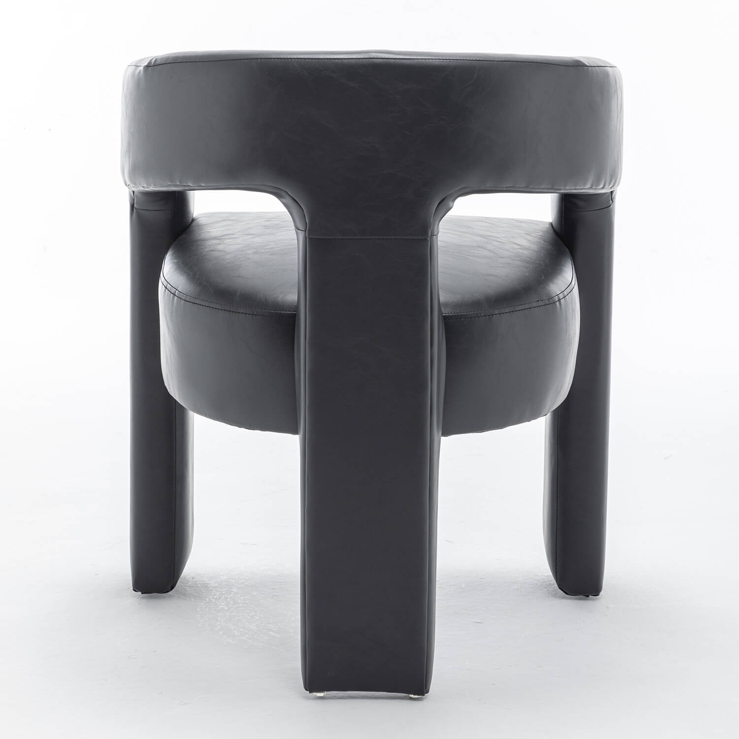SEYNAR Modern Glam PU Leather Upholstered Dining Chair