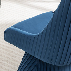 SEYNAR Modern Velvet 360 Degree Swivel Armless Dining chair(Single/Set of 2/4/6)