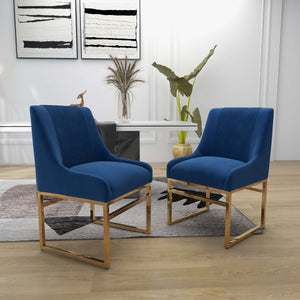 SEYNAR Contempoary Velvet Dining Chair with Metal Frame Legs, set of 2/4/6/8