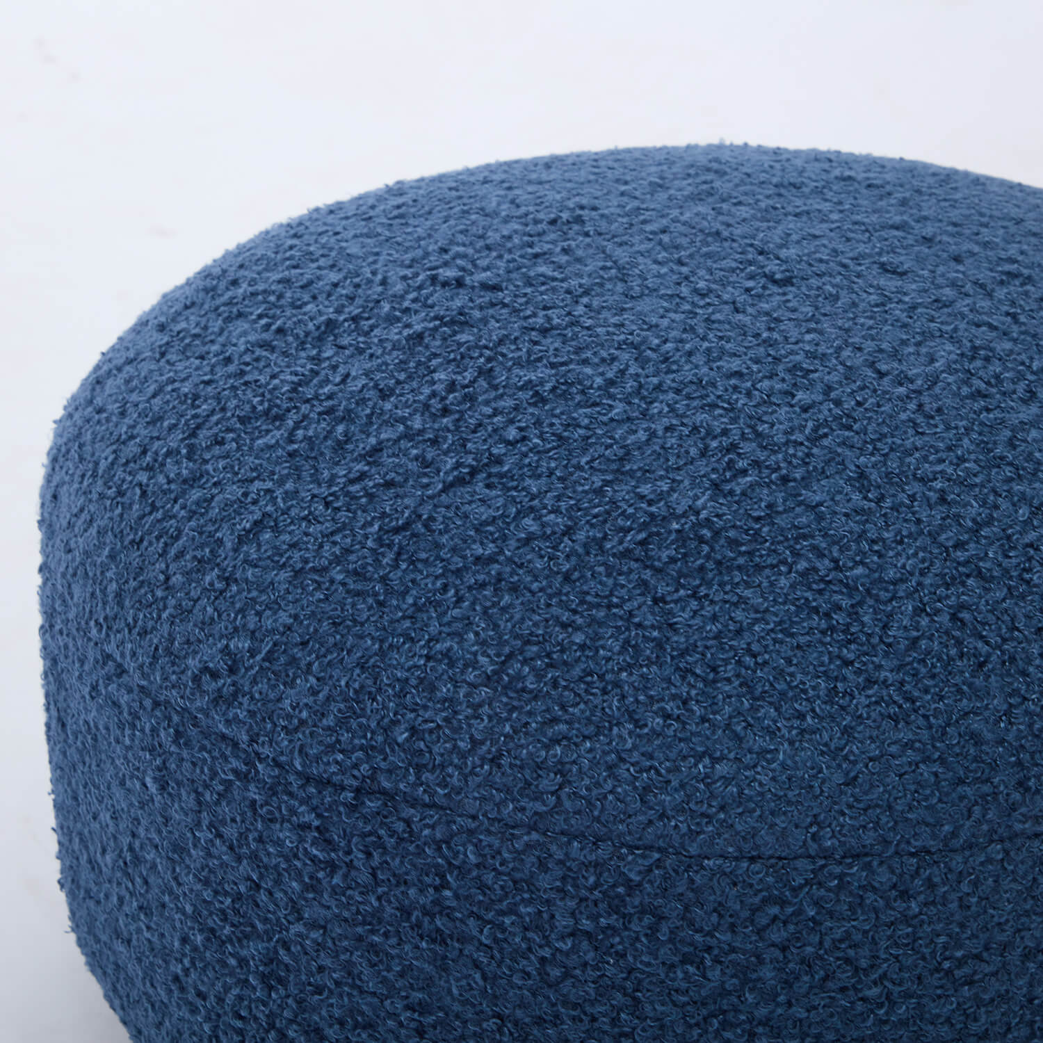 SEYNAR Modern Teddy Upholstered Mushroom Shape Ottoman