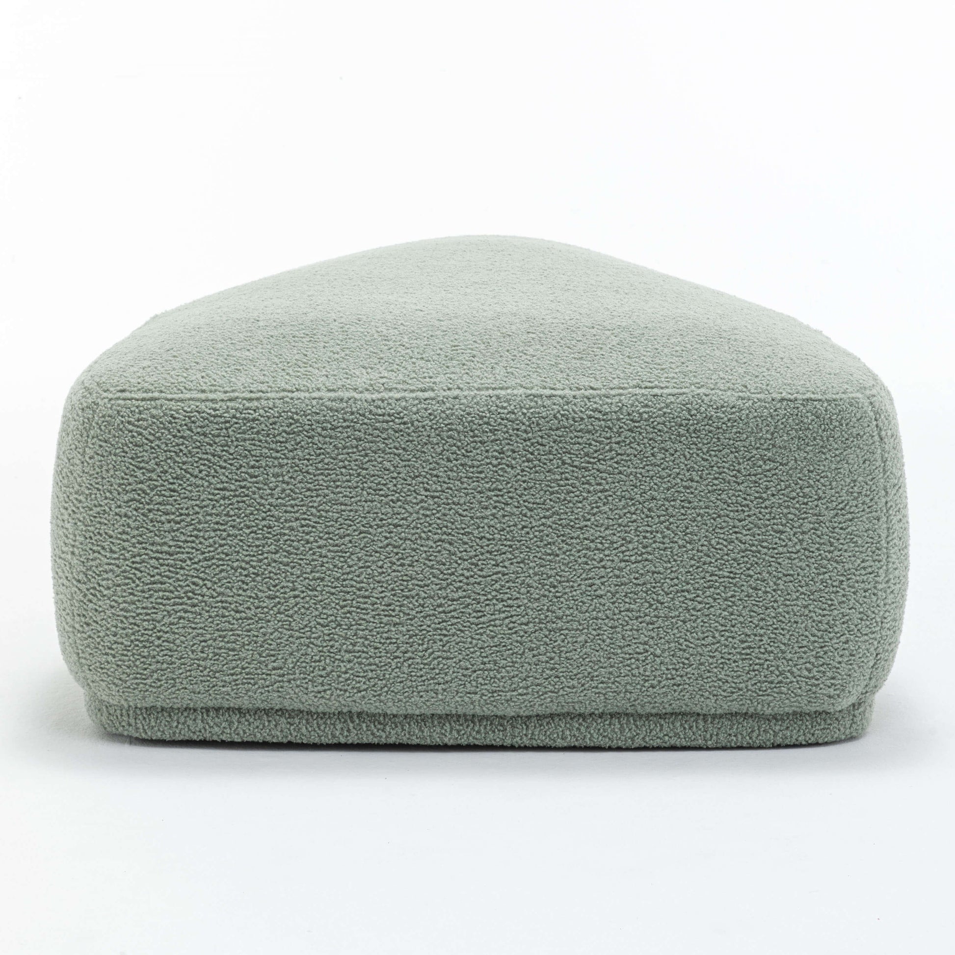 SEYNAR Modern 43'' Teddy Fabric Ottoman Bench