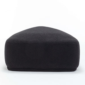 SEYNAR Modern 43'' Teddy Fabric Ottoman Bench
