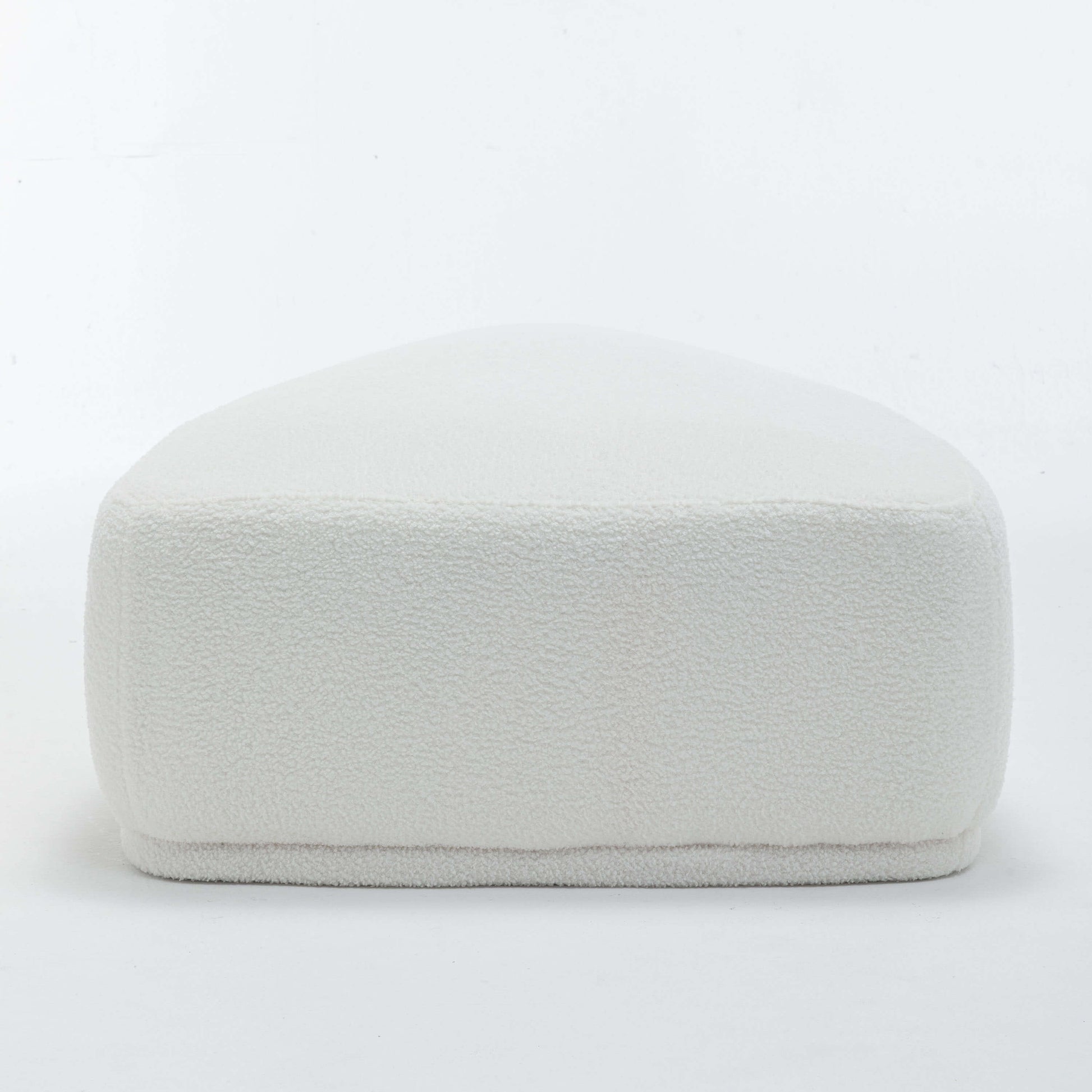 SEYNAR Modern 43'' Teddy Fabric Ottoman Bench