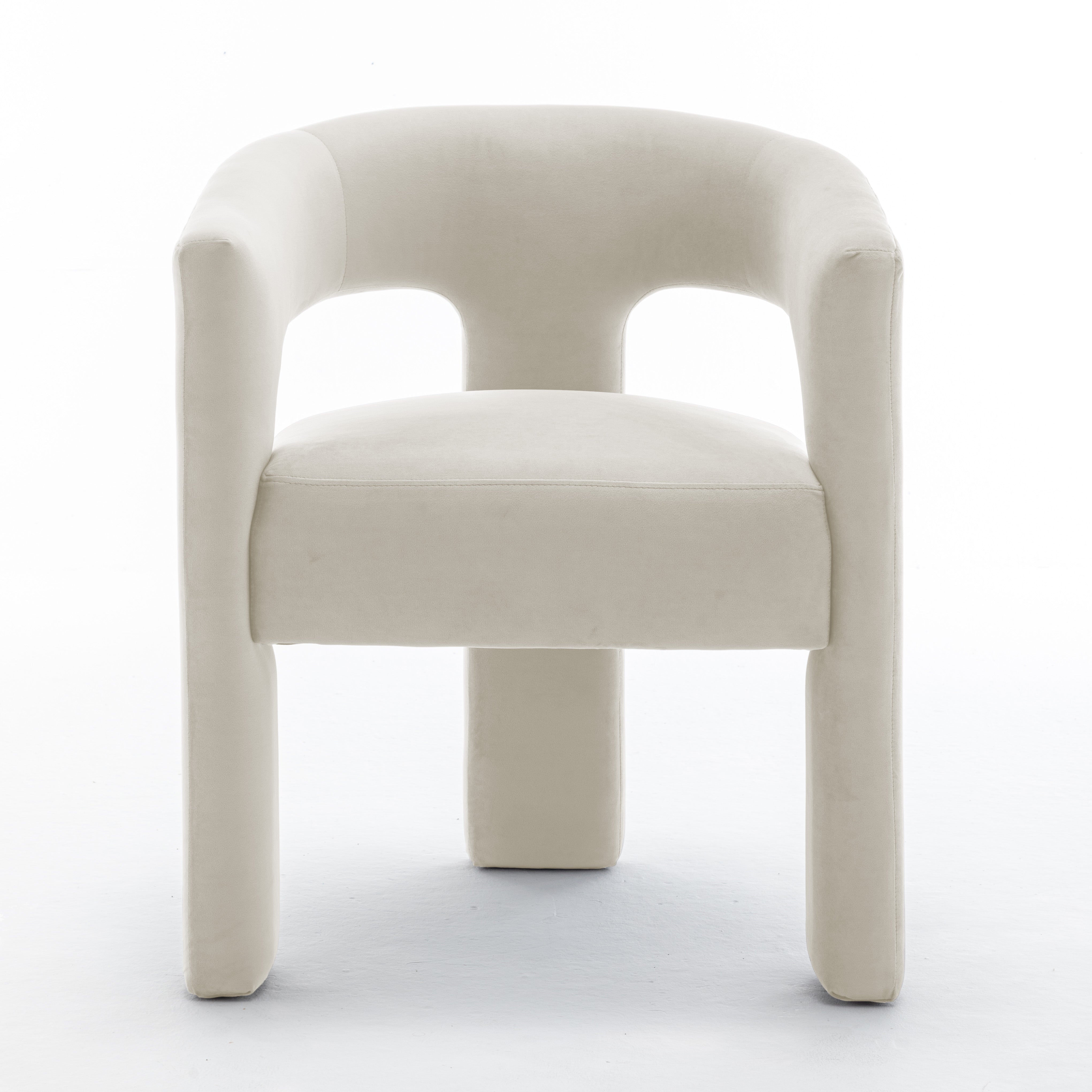 SEYNAR Upholstered Dining Chair - Beige (Imperfect)