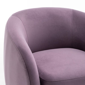 SEYNAR Modern Glam Velvet Upholstered 360 Degree Swivel Accent Armchair(Single/Set of 2)