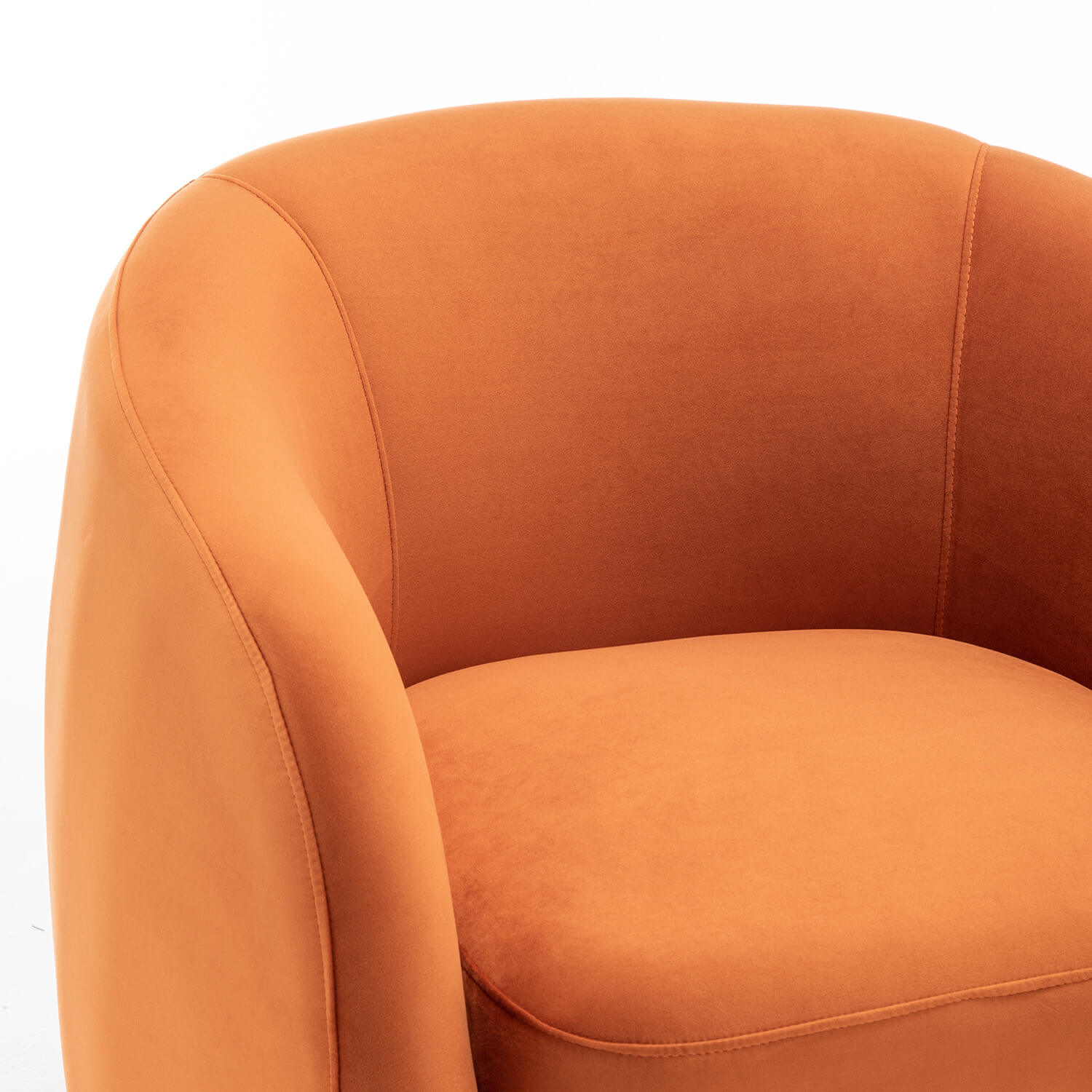 SEYNAR Modern Glam Velvet Upholstered 360 Degree Swivel Accent Armchair(Single/Set of 2)