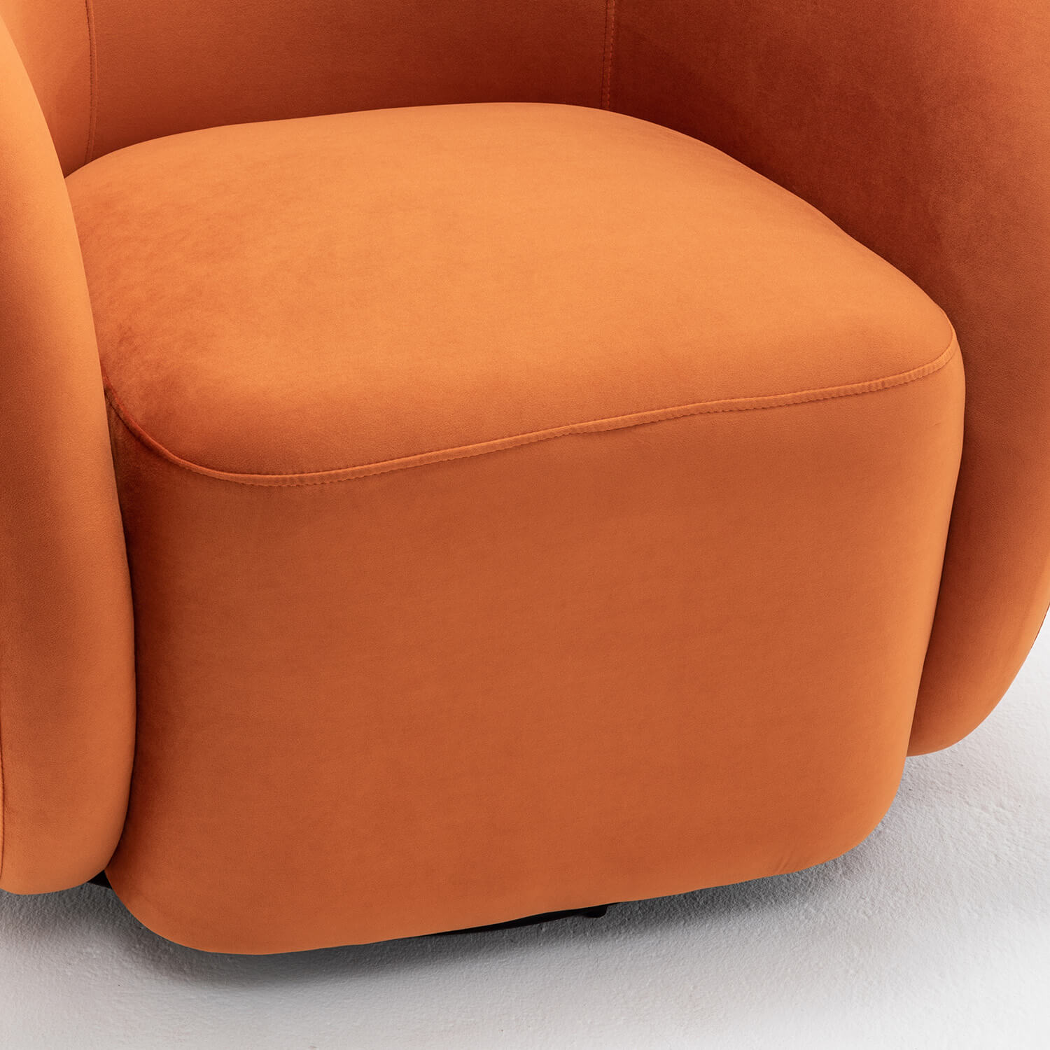 SEYNAR Modern Glam Velvet Upholstered 360 Degree Swivel Accent Armchair(Single/Set of 2)