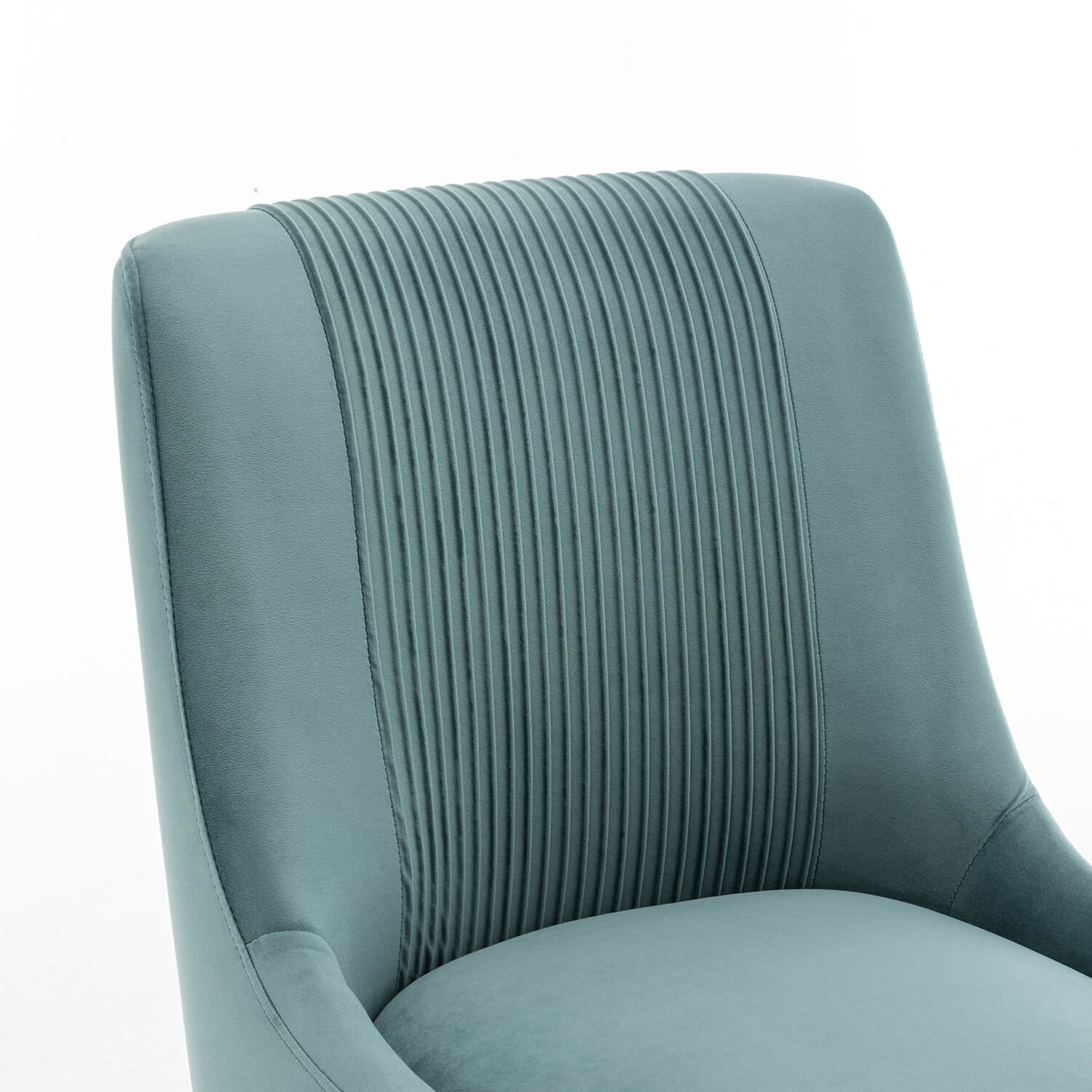SEYNAR Contempoary Velvet Dining Chair Set of 2/4/6 with Metal Frame Legs and Back Pull