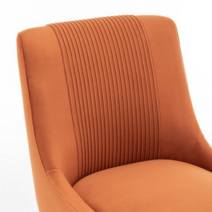 SEYNAR Contempoary Velvet Dining Chair Set of 2/4/6 with Metal Frame Legs and Back Pull