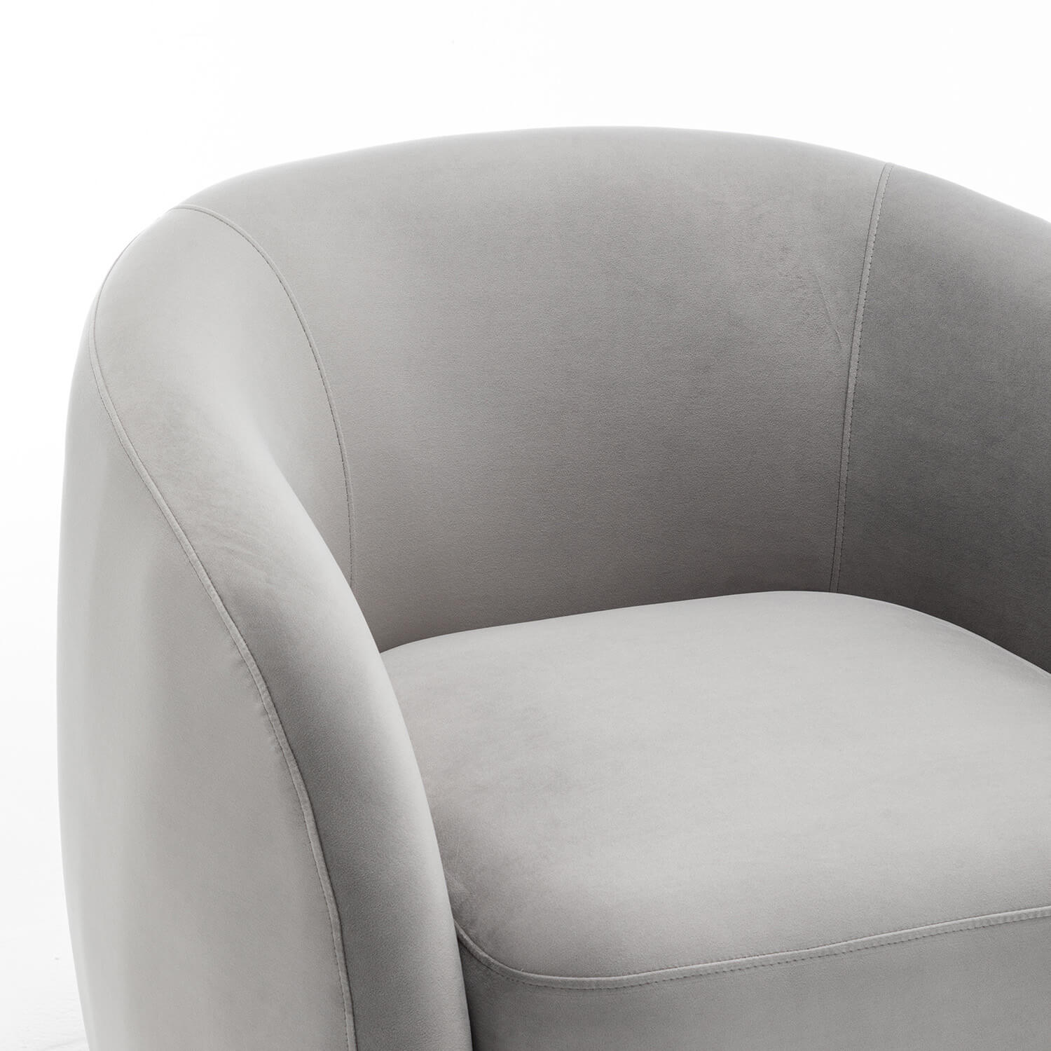 SEYNAR Modern Glam Velvet Upholstered 360 Degree Swivel Accent Armchair(Single/Set of 2)