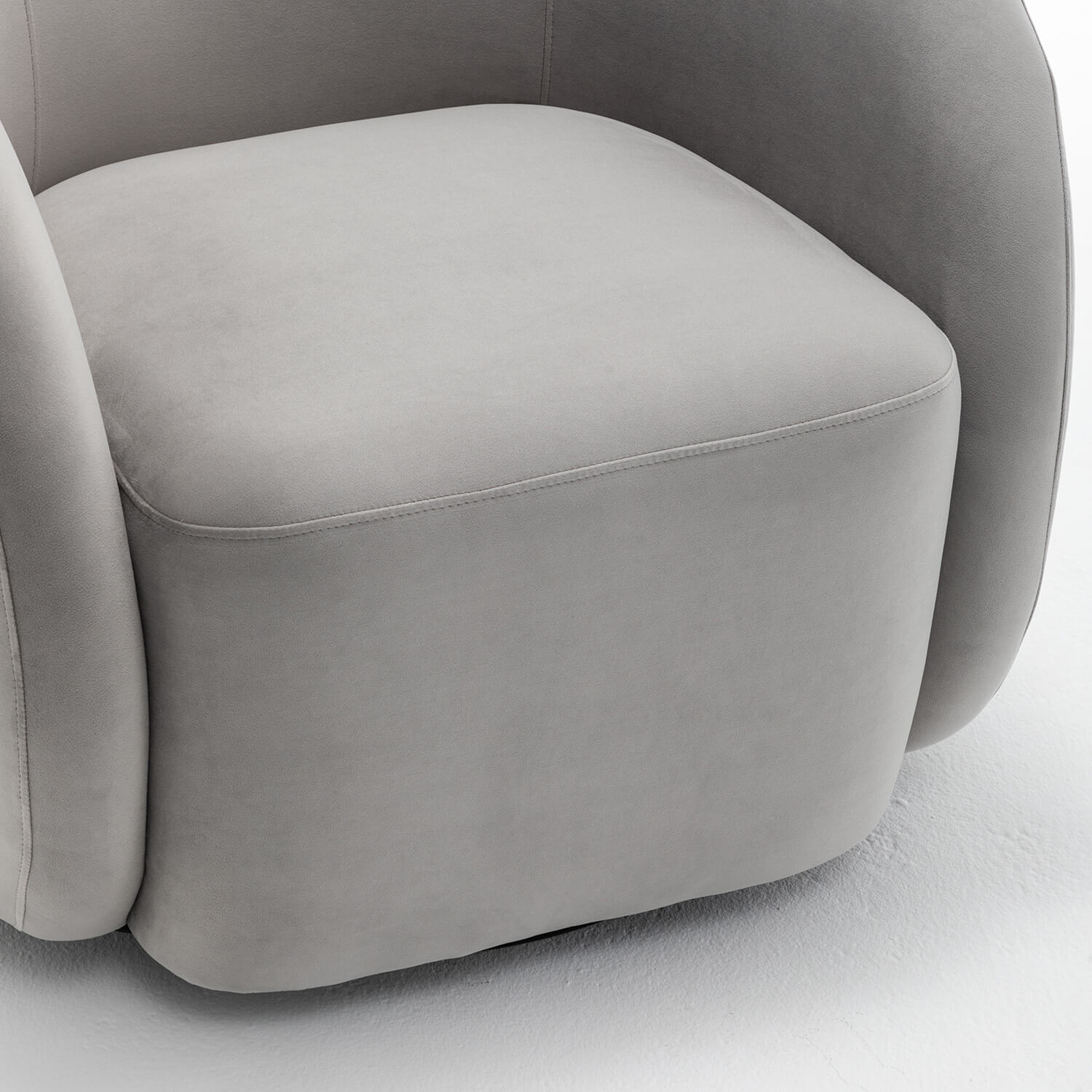 SEYNAR Modern Glam Velvet Upholstered 360 Degree Swivel Accent Armchair(Single/Set of 2)