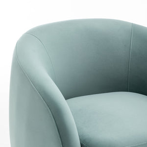 SEYNAR Modern Glam Velvet Upholstered 360 Degree Swivel Accent Armchair(Single/Set of 2)