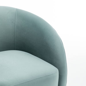SEYNAR Modern Glam Velvet Upholstered 360 Degree Swivel Accent Armchair(Single/Set of 2)
