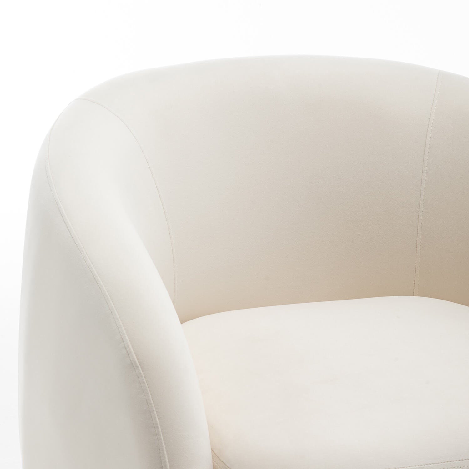 SEYNAR Modern Glam Velvet Upholstered 360 Degree Swivel Accent Armchair(Single/Set of 2)