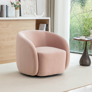 SEYNAR Modern Glam Velvet Upholstered 360 Degree Swivel Accent Armchair(Single/Set of 2)