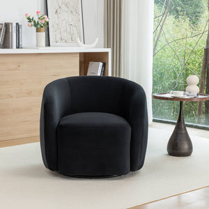 SEYNAR Modern Glam Velvet Upholstered 360 Degree Swivel Accent Armchair(Single/Set of 2)