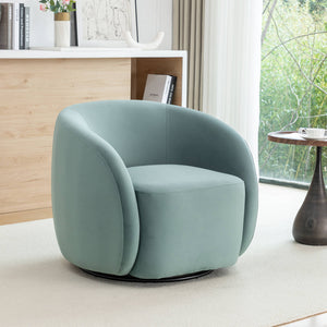 SEYNAR Modern Glam Velvet Upholstered 360 Degree Swivel Accent Armchair(Single/Set of 2)