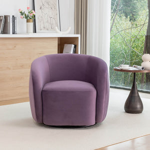 SEYNAR Modern Glam Velvet Upholstered 360 Degree Swivel Accent Armchair(Single/Set of 2)