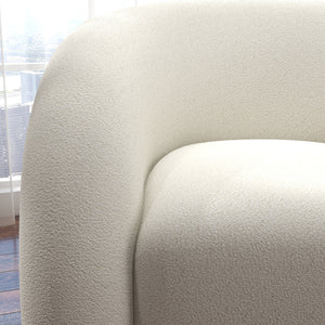 SEYNAR Modern Glam Velvet Accent Armchair with Tufted Back